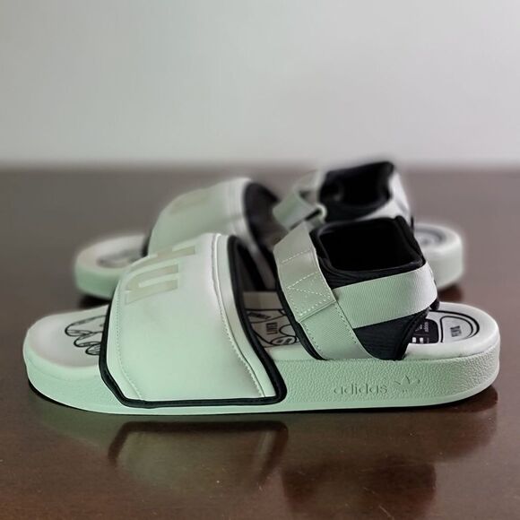 Adidas X Pharrell Williams Hu Human Race Adilette 2.0 Men\'s Shoes Sandals White